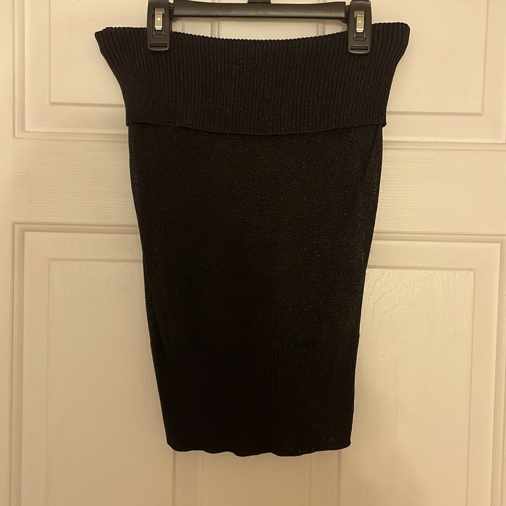 Black off the shoulders top